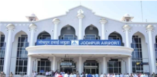 Jodhpur ranks 6th on the list of top 10 cleanest airports in the country.