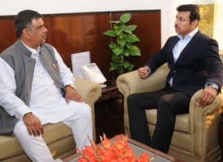 राजस्थान की मेजबानी में 22वां नेशनल यूथ फेस्टिवल जयपुर में होगा आयोजित minister-rajyavardhan-singh-rathore-and-rajasthan-minister-gajendra-singh-khinwsar