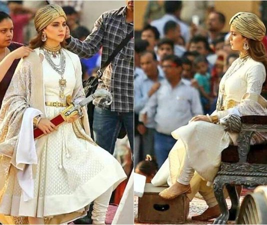 Kangana Ranaut shoots for Manikarnika