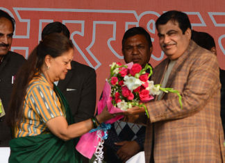 Rajasthan CM Vasundhara Raje holds sudden meet with Nitin Gadkari; Know why Rajasthan