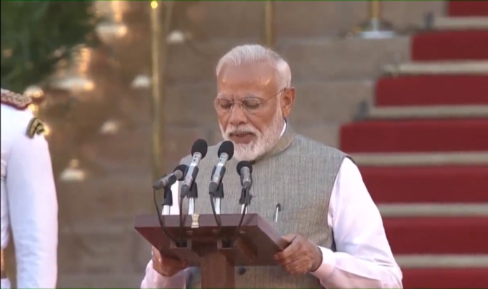 prime minister Narendra Modi swearing in ceremony 2019
