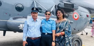 बारां की बेटी ऋषिना बनी भारतीय वायु सेना में फ्लाइंग ऑफिसर, सांसद दुष्यंत सिंह ने दी बधाई।